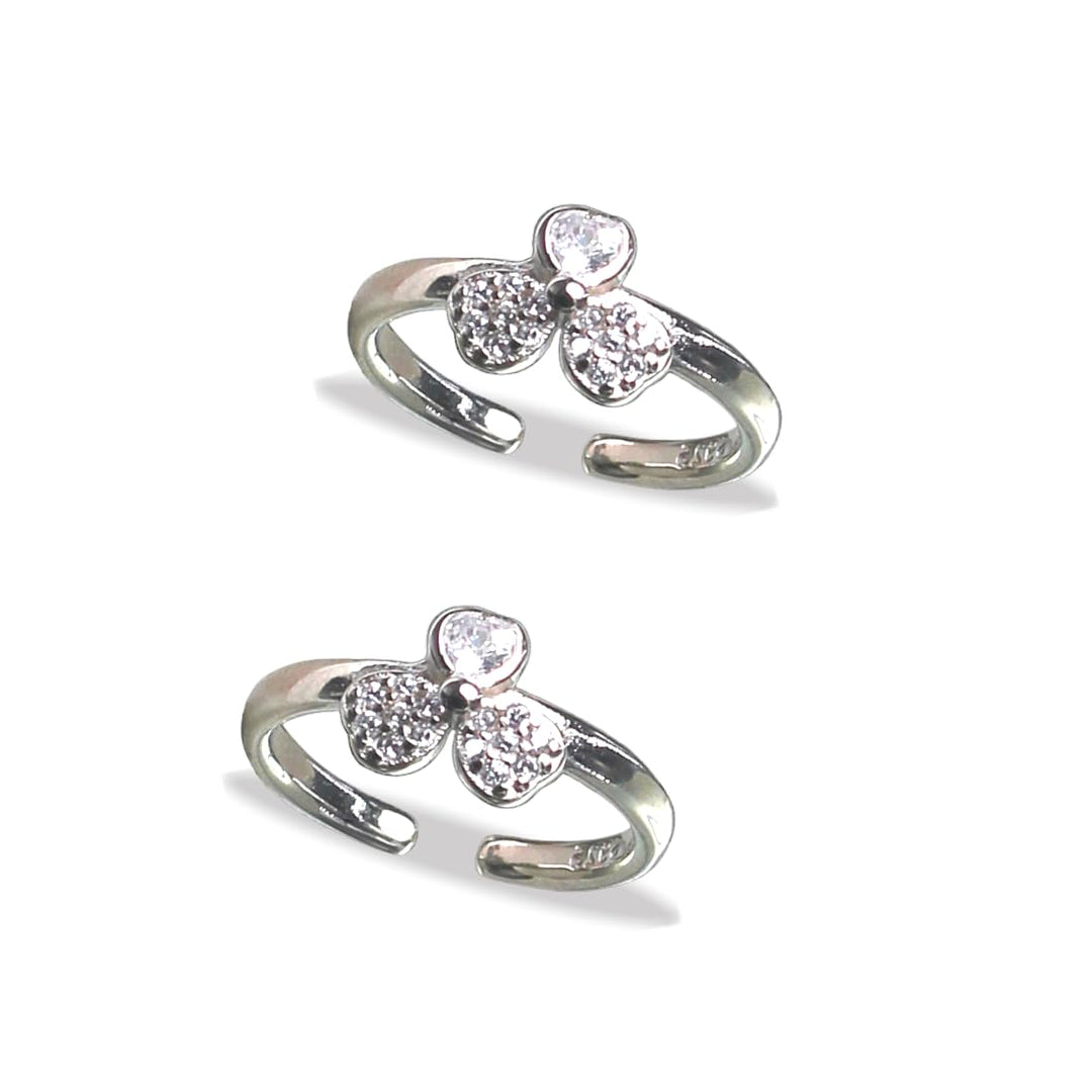 Taraash silver toe ring for women
