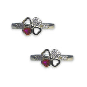 Taraash silver toe ring for women