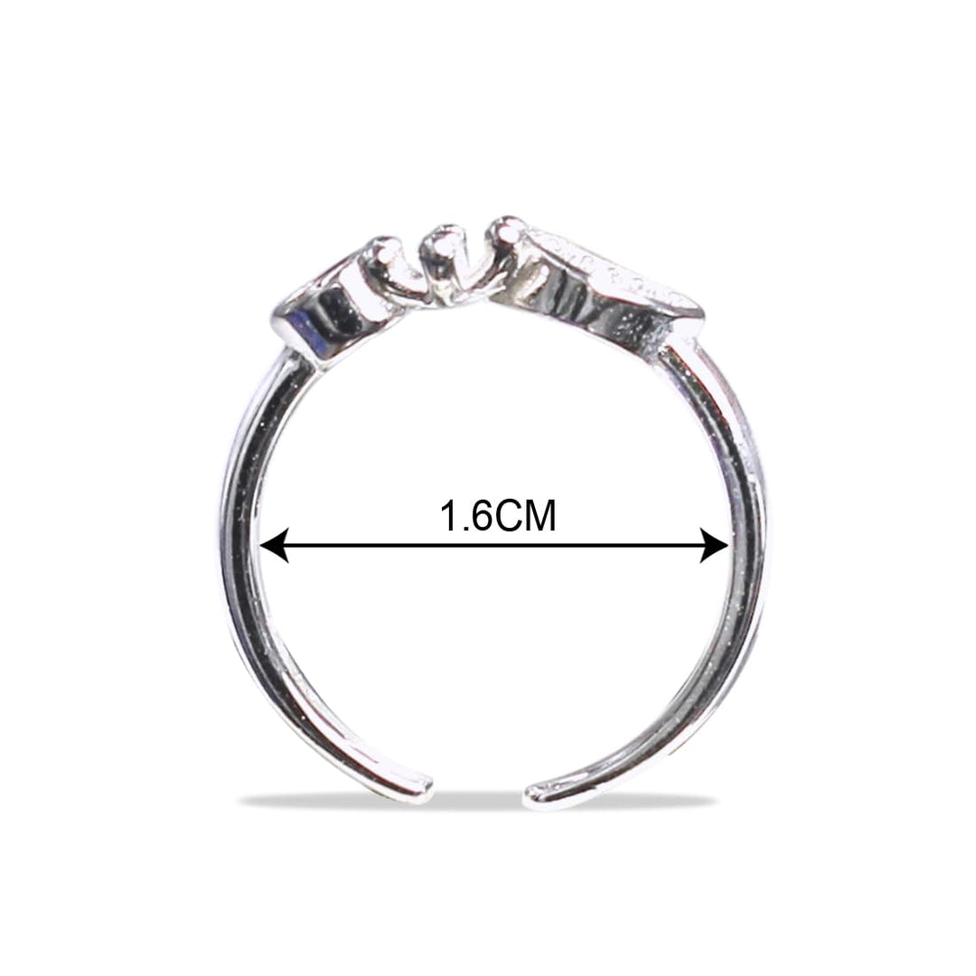 Taraash silver toe rings for women pure silver 925