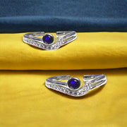 Taraash toe ring in silver