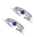 Load image into Gallery viewer, Taraash toe ring in silver