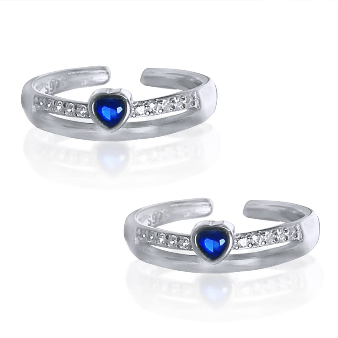 Taraash silver toe ring for women