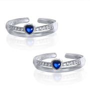 Taraash silver toe ring for women
