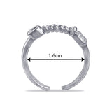 Taraash silver toe rings for women pure silver 925