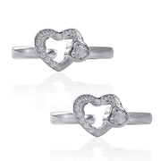 Taraash silver toe rings for women pure silver 925