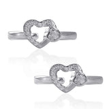 Taraash silver toe rings for women pure silver 925