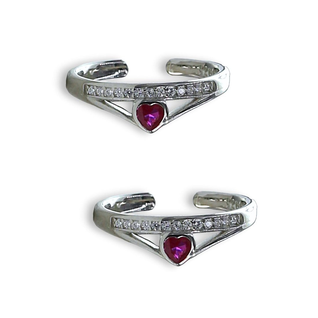 Taraash silver toe rings for women pure silver 925