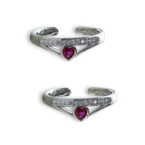 Taraash silver toe rings for women pure silver 925