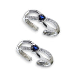 Taraash toe rings in silver