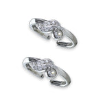 Load image into Gallery viewer, Taraash leg rings women silver