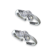 Taraash leg rings women silver