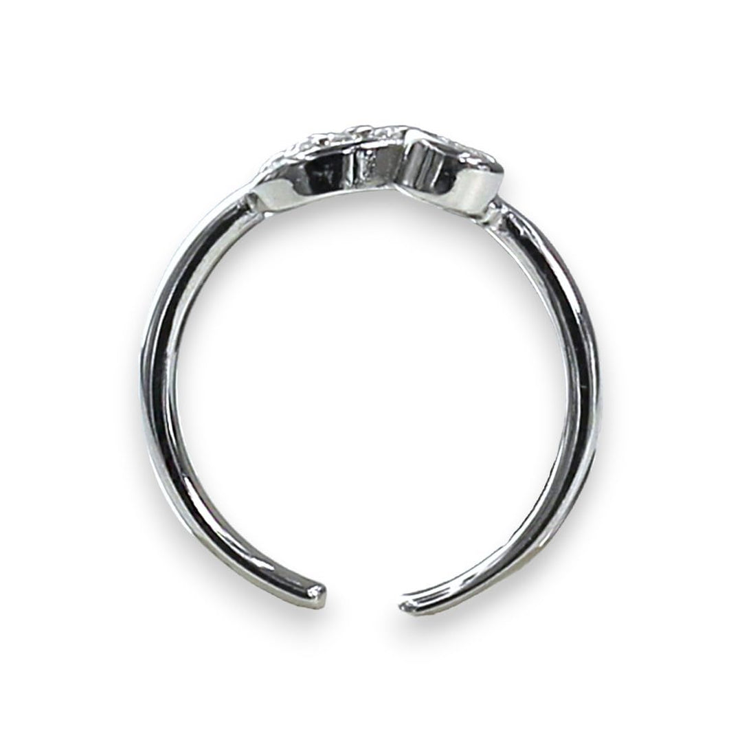 Taraash silver leg rings women
