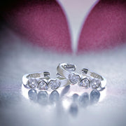 Taraash silver toe rings for women pure silver 925