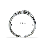 Load image into Gallery viewer, Taraash sterling silver toe rings for women