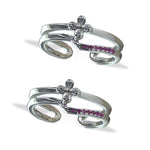 Load image into Gallery viewer, Taraash toe ring silver pure 925 adjustable
