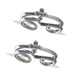 Taraash toe ring silver pure 925 adjustable