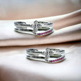 Taraash taraash silver toe rings