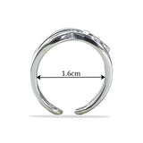 Taraash toe rings for women silver