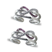 Taraash silver toe rings for women pure silver 925
