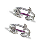 Load image into Gallery viewer, Taraash silver toe rings for women pure silver 925