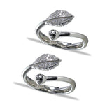 Load image into Gallery viewer, Taraash toe rings for women silver