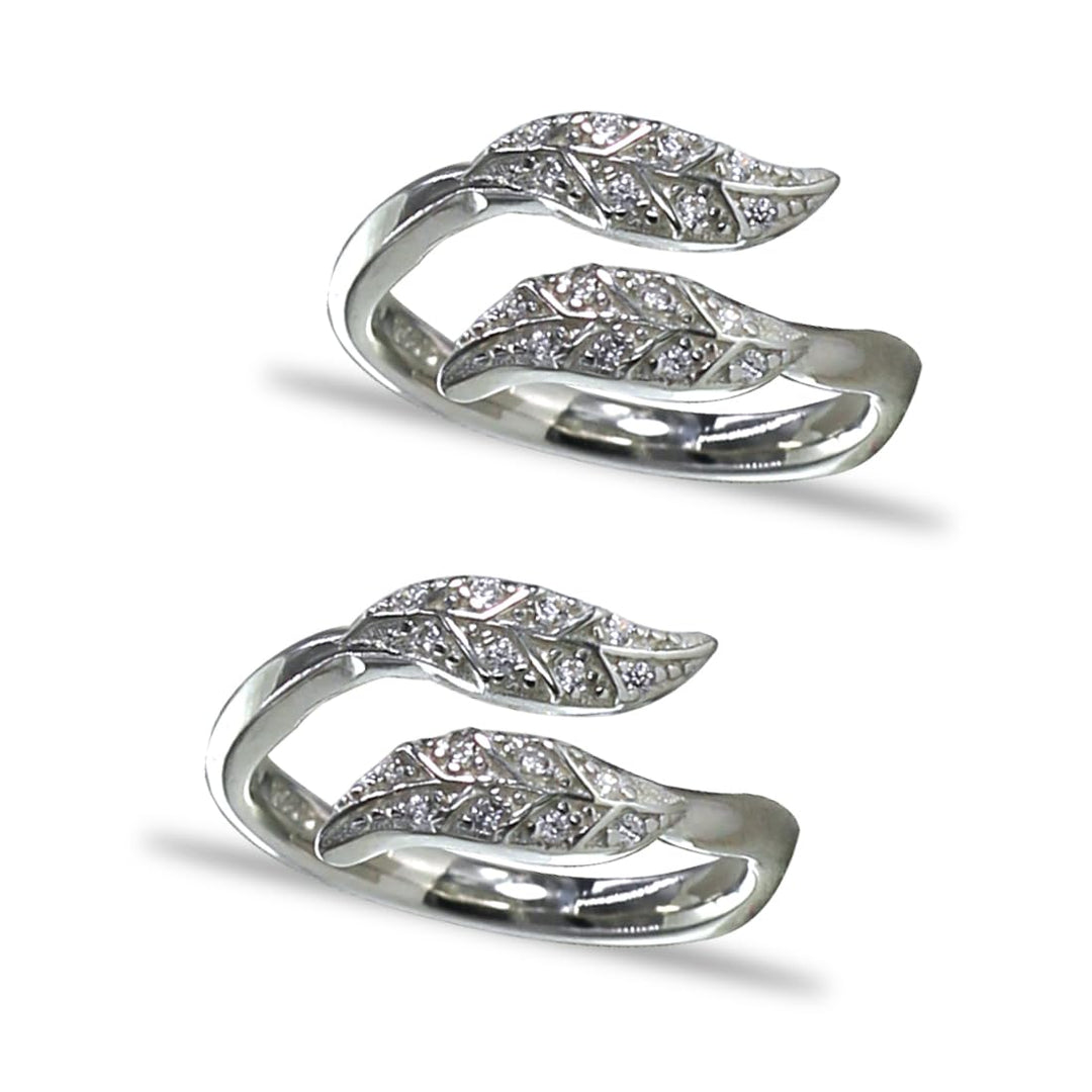 Taraash silver toe ring for women