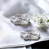 Taraash toe ring in silver