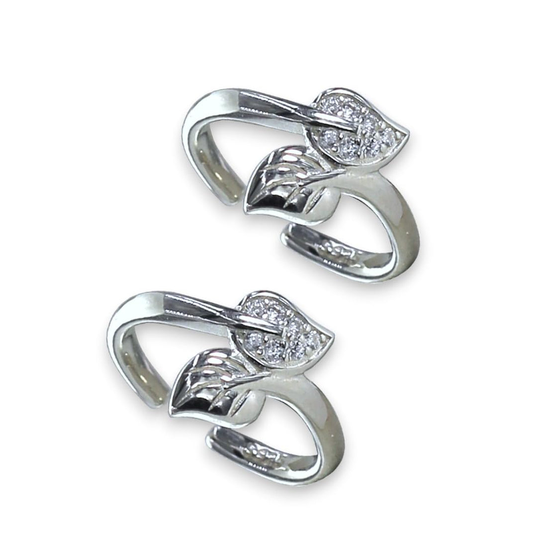 Taraash silver toe rings for women pure silver 925