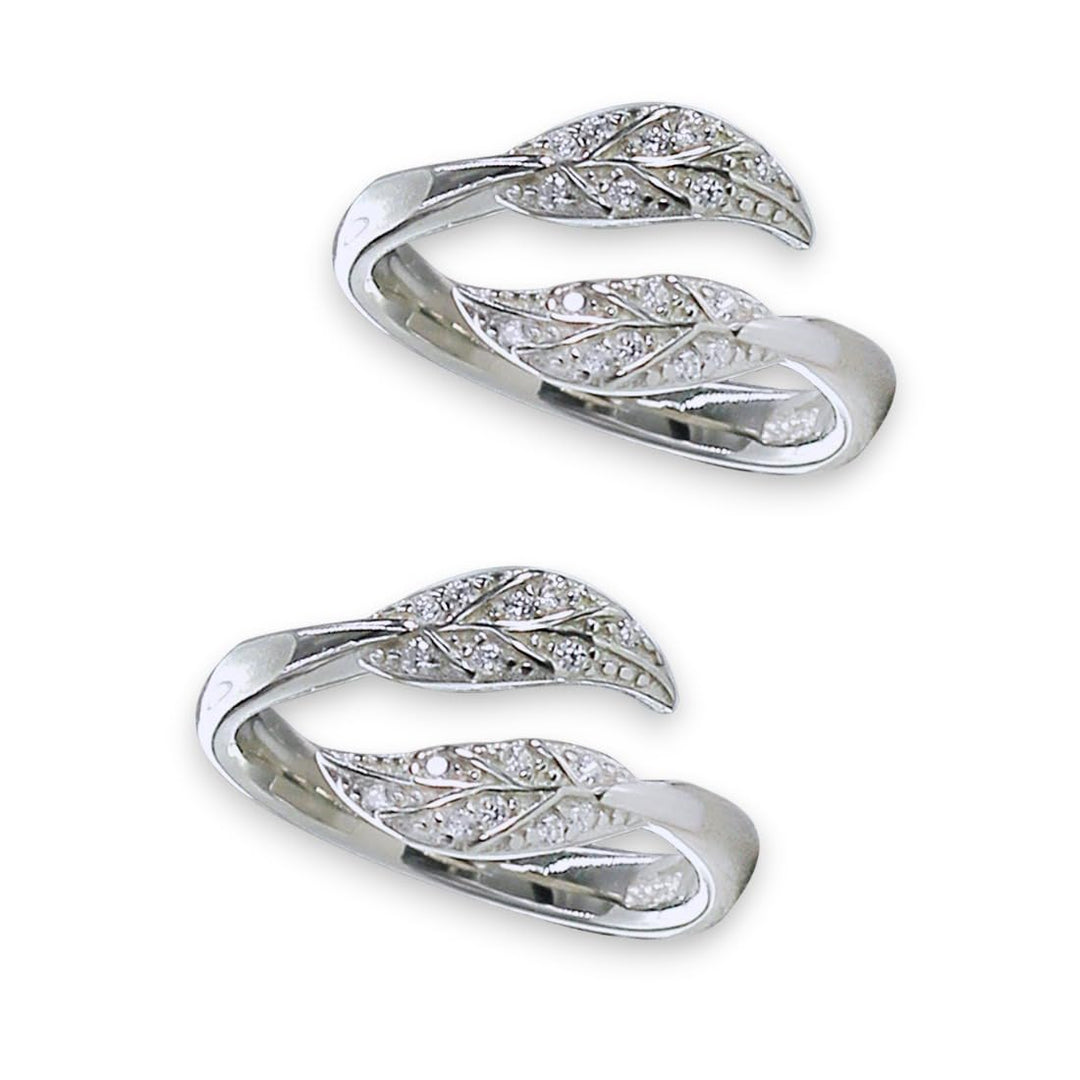 Taraash silver toe ring for women