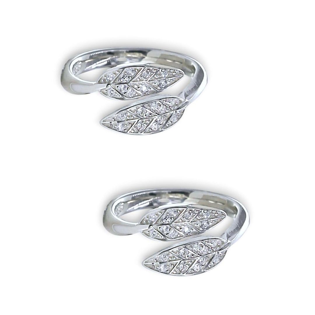 Taraash toe ring of silver