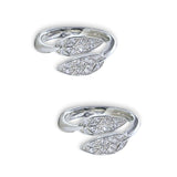 Taraash toe ring of silver