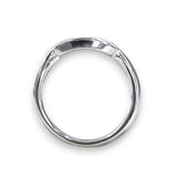 Taraash toe ring for women in silver