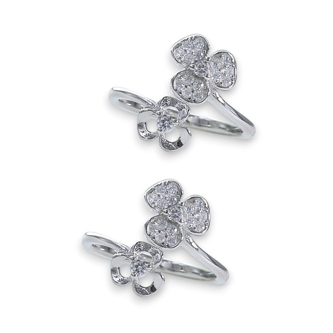 Taraash silver toe ring for women