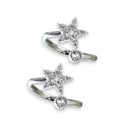Taraash silver toe ring for women