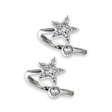 Taraash silver toe ring for women