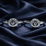 Load image into Gallery viewer, 925 Sterling Silver Adjustable Round CZ Toering for Women