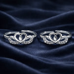 Load image into Gallery viewer, 925 Sterling Silver Heart Design Toe Ring for Women &amp; Girls