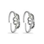 Load image into Gallery viewer, 925 Sterling Silver Heart Design Toe Ring for Women &amp; Girls