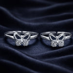 Load image into Gallery viewer, Taraash 925 Sterling Silver Butterfly Toe Ring for Women