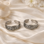 Load image into Gallery viewer, Taraash 925 Sterling Silver Cutwork Toe Ring For Women LR1156A