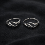 Load image into Gallery viewer, Taraash 925 Sterling Silver Cutwork toe ring for women LR0642S