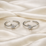 Load image into Gallery viewer, Taraash White CZ 925 Sterling Silver Toe Ring For Women LR0791S