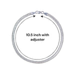 Load image into Gallery viewer, 925 Sterling Silver Ball Chain Single Anklet For Women
