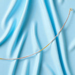 Load image into Gallery viewer, 925 Sterling Silver Tri Tone Box Chain Single Anklet for Women