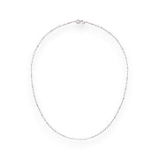 Taraash 925 Silver Beaded Box 16 inches Chain For Women - Taraash