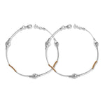 Load image into Gallery viewer, Taraash 925 Silver Round Ball Rose Gold Plated Anklet For Women - Taraash
