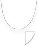 Taraash 925 Sterling Ball Silver Chains For Women BC2006C18 - Taraash