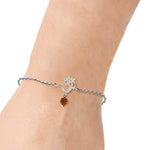 Load image into Gallery viewer, Taraash 925 Sterling Om Rudraksha Silver Rakhi For Brother Gift - Taraash
