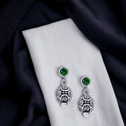 Taraash 925 Sterling Silver Antique Drop Earrings For Women - Taraash