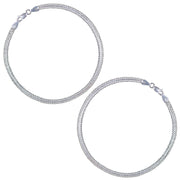 Taraash 925 Sterling Silver Ball Chain Anklet for Women - Taraash